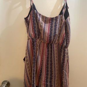 New with tags BCBGeneration dark navy multi-color floral romper short